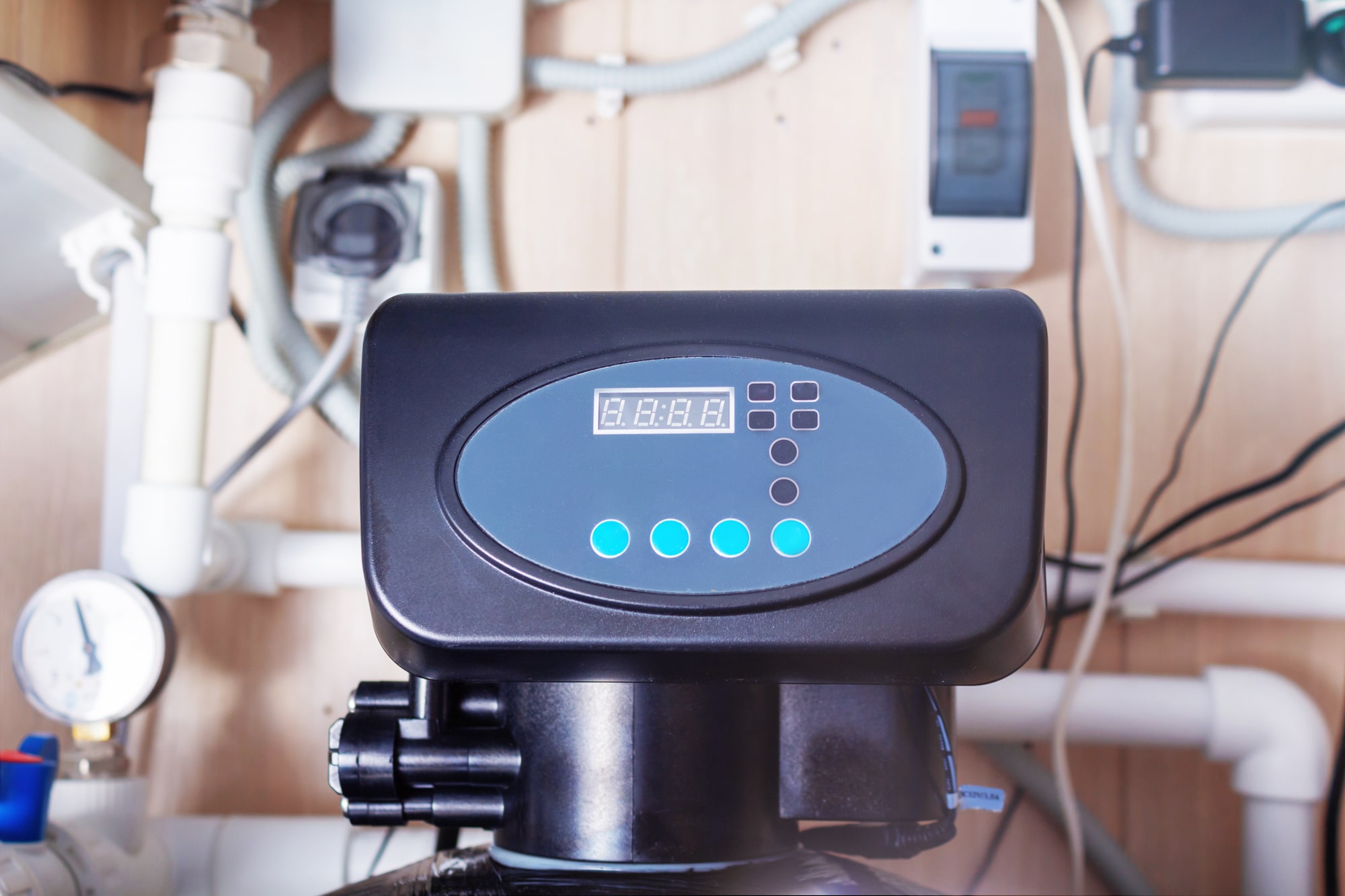 Home water softener system, water purification